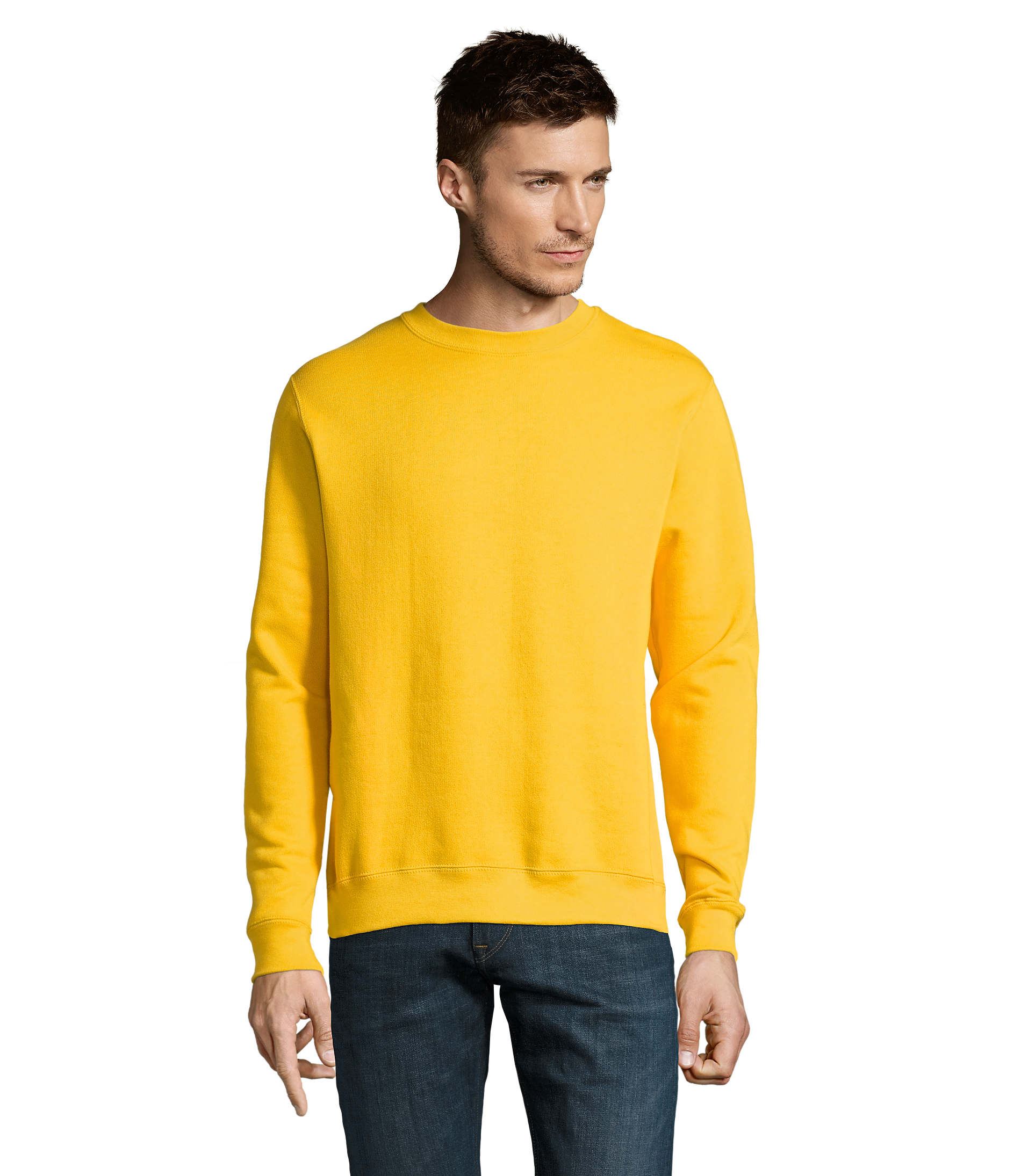 Sweat molletonné publicitaire homme 280g - SUPREME Jaune 1